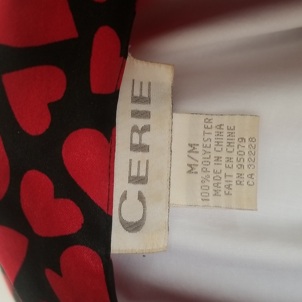 Valentine Heart Satin Sleep Shirt - Picture 4 of 4